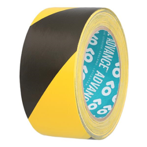 Advance AT8H Yellow & Black Lane Marking Tape 50mm x 33m
